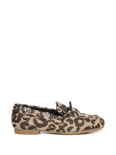 V73 Baraca Ilene Leopard-print Ioafers In Brown