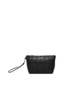 V73 Embossed-pattern Clutch In Black