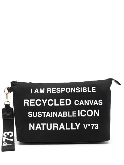 V73 Beauty Makeup Bag In 黑色