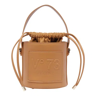 V73 V°73  Beatrix Light Brown Bucket Bag