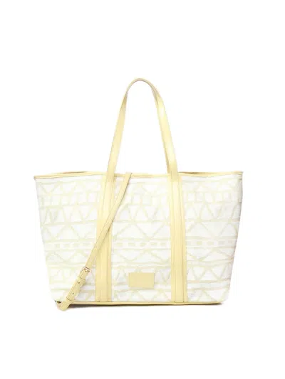 V73 Beth Tote Bag In 白色