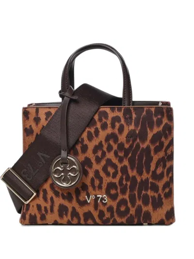 V73 Blake Leopard-print Tote Bag In Animal Print
