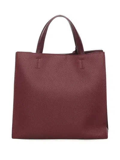 V73 Blake Logo-plaque Tote Bag In Red