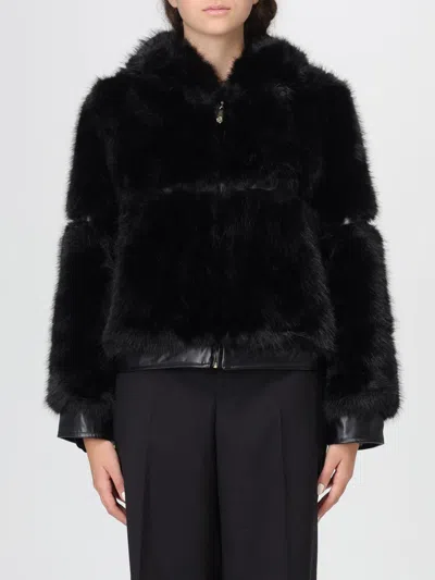 V73 FUR COAT V73 WOMAN COLOR BLACK,H59373002
