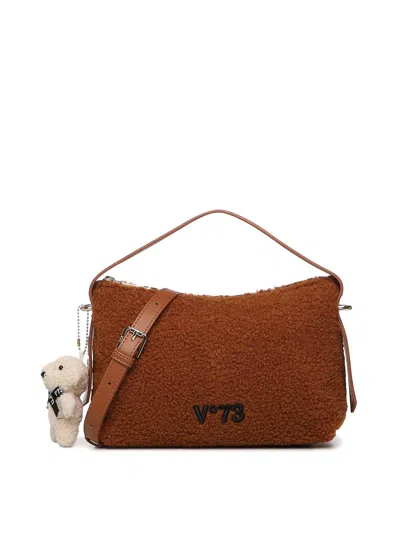 V73 Isabella Shoulder Bag With Charm In Brown