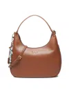 V73 Half-moon Shoulder Bag In Brown