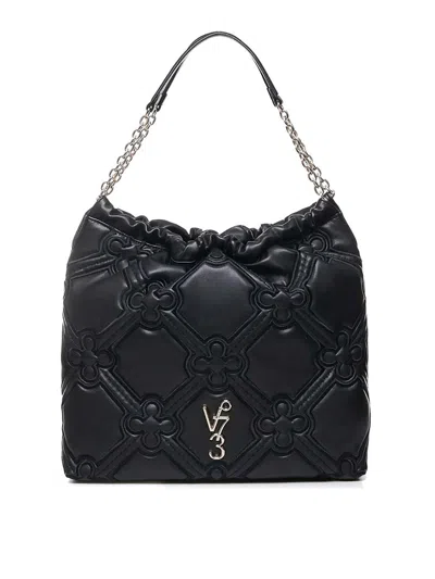 V73 Nyala Quilted Tote Bag In Black