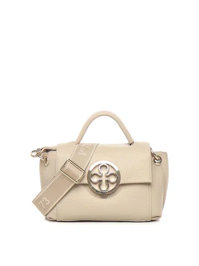 V73 Federica V Small Handbag In Sand