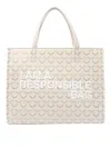 V73 Off White Responsibility Tote Bag In White
