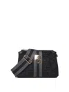 V73 Cate Quilted-effect Shoulder Bag In Black