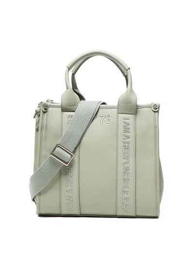 V73 Shopping Echo  Bag In Green