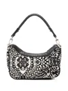 V73 Braided-handle Patterned Bag