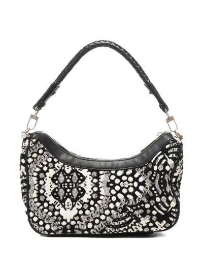 V73 Braided-handle Patterned Bag