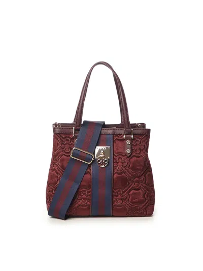 V73 Cate Shopping Bag In Burgundy