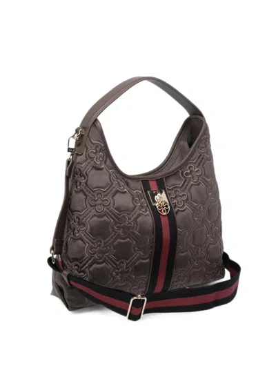 V73 Cate Zip-fastening Tote Bag In Brown