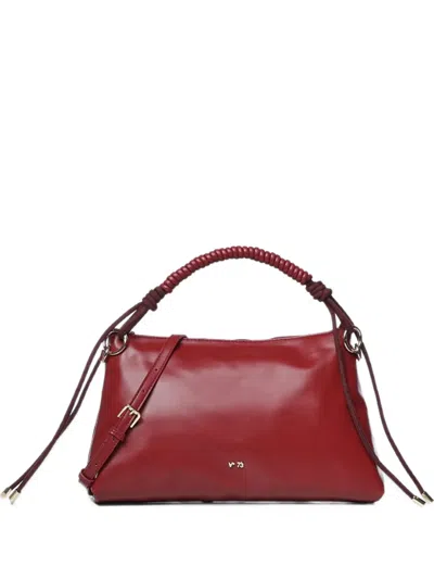 V73 Celestite Twisted-handle Shoulder Bag In Red