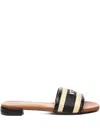 V73 Ciabette Janette Striped Open-toe Sandals