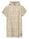 V73 Cotton Beach Cover-up In Neutrals