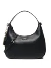 V73 Crescent Charms Shoulder Bag In Black