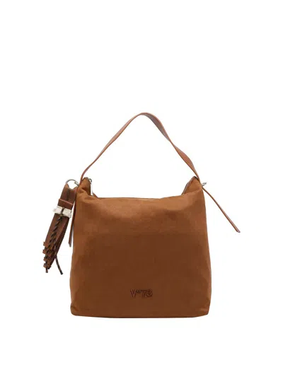 V73 V°73 Cuoio Danielle Shoulder Bag In Brown