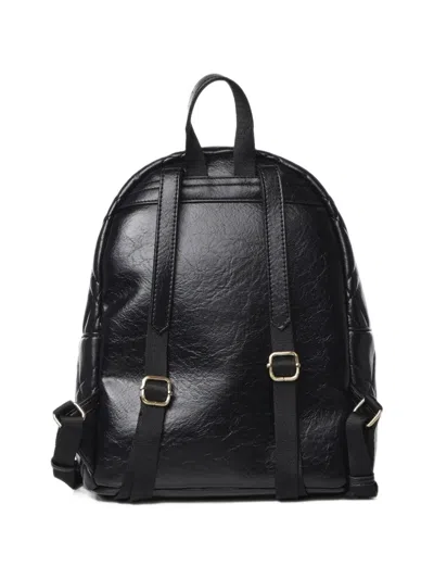 V73 Diaspro Quilted Logo-plaque Backpack In Black