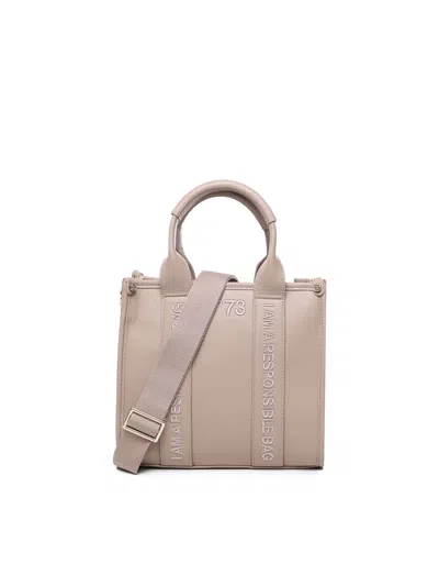 V73 Echo 73 Shopping Bag In Beige