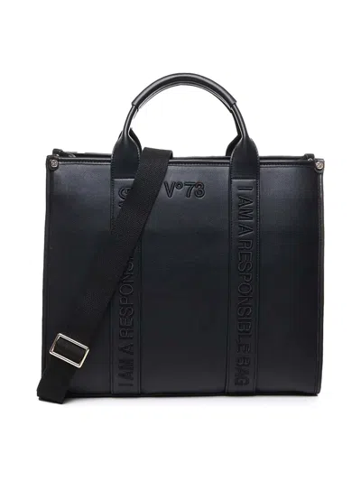 V73 Echo 73 Shopping Bag In Negro