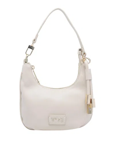 V73 V°73 Ecru Amber Shoulder Bag In White