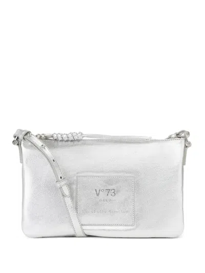 V73 Elly Pop Pop Shoulder Bag In Silver