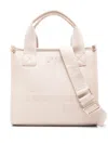 V73 Embossed-logo Tote Bag In Neutrals