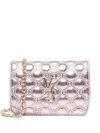 V73 Eva Quilted Shoulder Bag In Pink