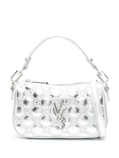 V73 Logo-lettering Cross Body Bag In 银色