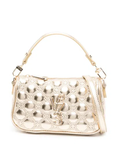 V73 Eva Quilted Shoulder Bag In 金色