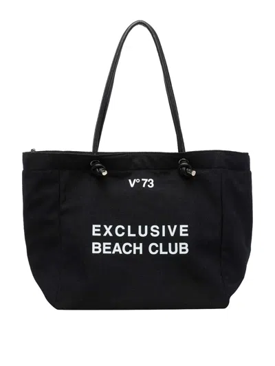 V73 V°73 Exclusive Tote Bag In Black