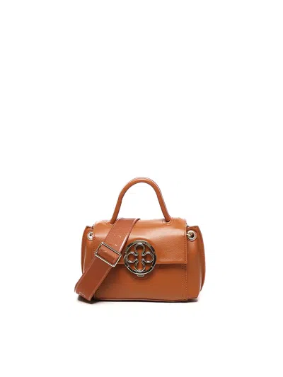 V73 Federica Mini Hand Folder In Brown