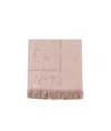 V73 Jacquard Fringed Scarf In Nude