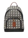 V73 Harriet Monogram Leather-trimmed Backpack In Multi