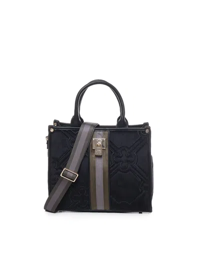 V73 IRIS QUILTED TOTE BAG