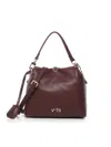 V73 Keira Bucket Bag In Burgundy
