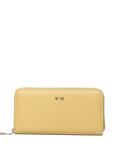 V73 Keira Zip Wallet In Yellow