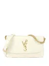 V73 Logo Chain Shoulder Bag In Neutral