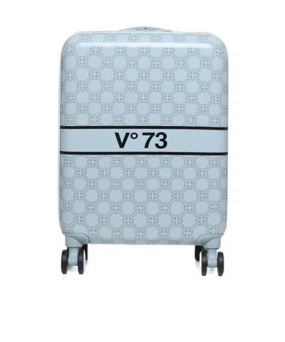 V73 Logo-detail Travel Case In Blue
