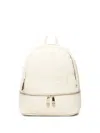 V73 Logo Embossed Backpack In Nude