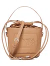 V73 Beatrix Light Brown Bucket Bag In Brown