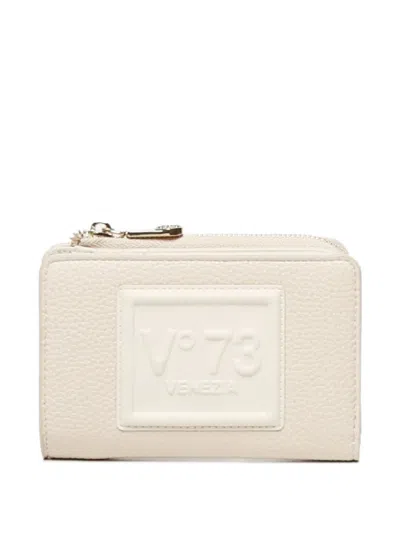 V73 Logo-embossed Wallet In 中性色