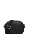 V73 Logo-engraved Satchel Bag In Black