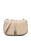 V73 Logo-engraved Satchel Bag In Neutrals