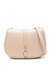 V73 Logo-engraved Satchel Bag In Neutrals
