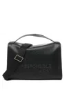 V73 Logo-engraved Shoulder Bag In Black