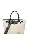 V73 Logo-engraved Tote Bag In Neutrals